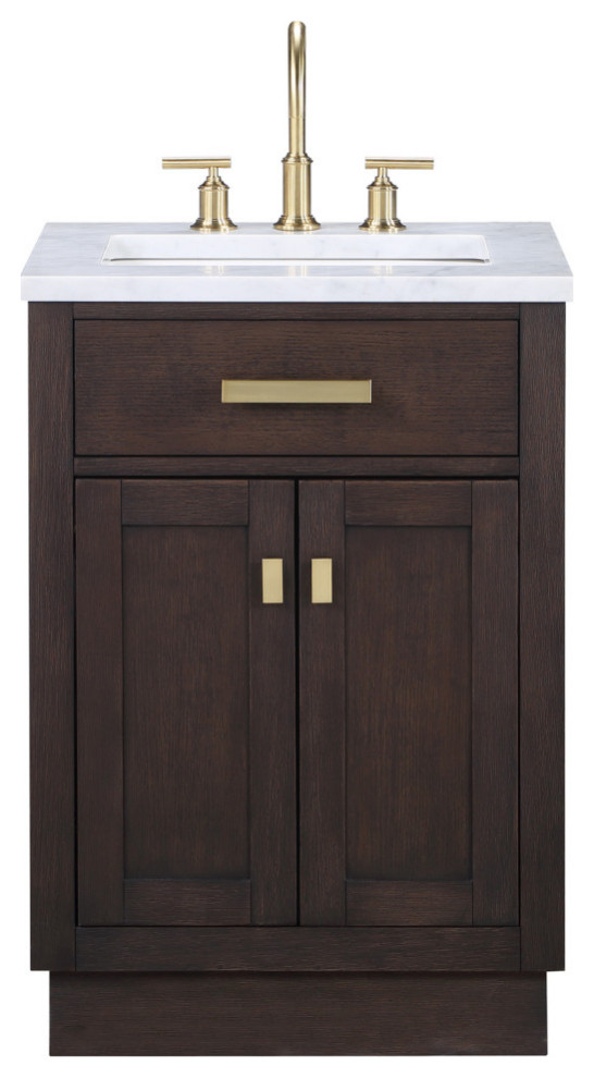 Chestnut 24" Single Bathroom Vanity Transitional Bathroom Vanities