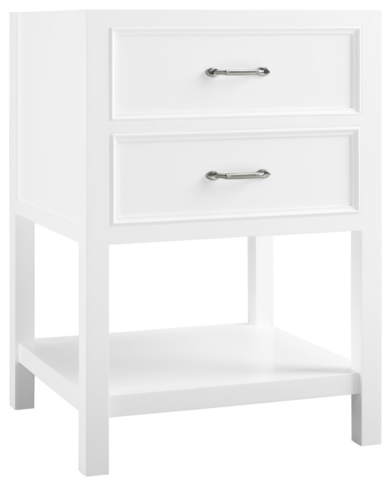 Ronbow Newcastle Solid Wood 30" Vanity Base, White