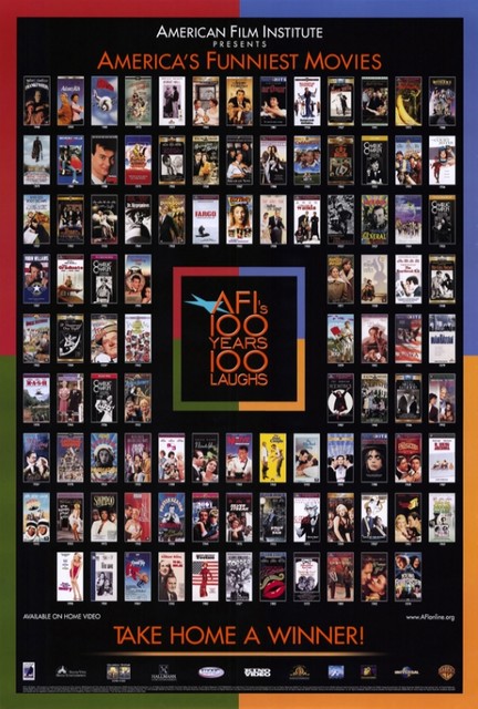 Afi 100 Years Of Laughs Print Contemporary Prints And Posters By Posterazzi