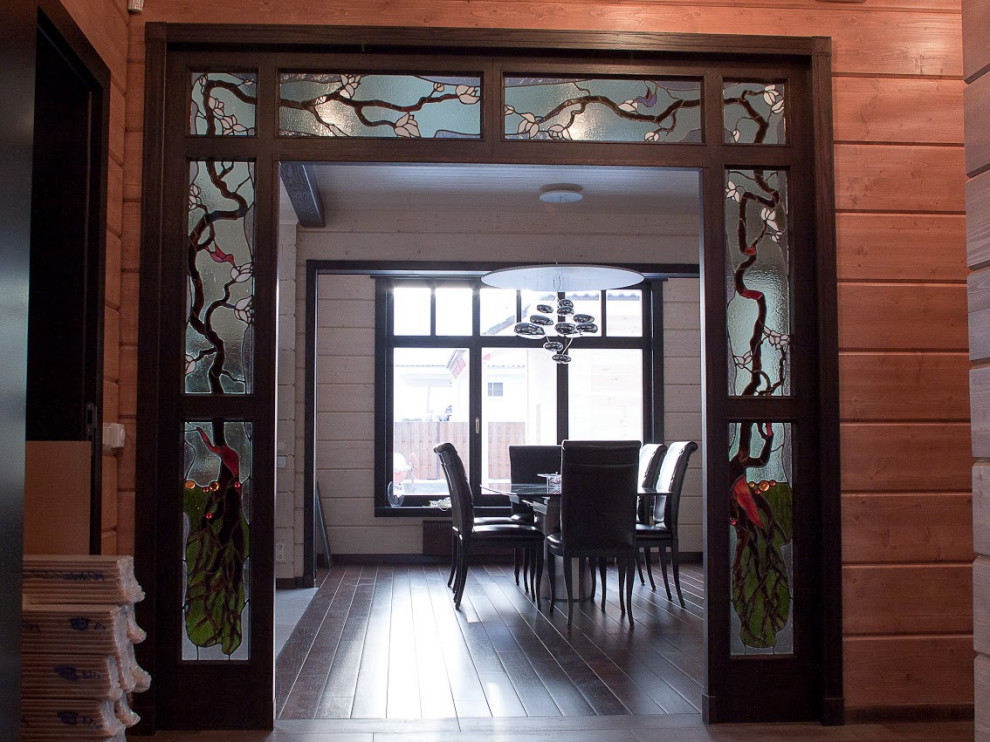 Витраж в загородном доме