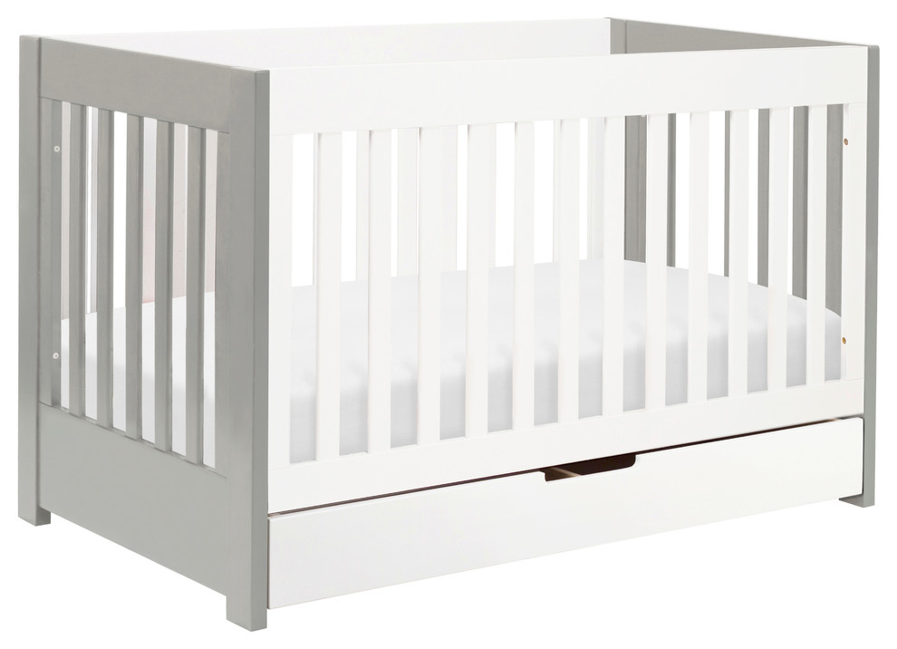 Mercer 3 In 1 Convertible Crib With Toddler Bed Conversion Kit