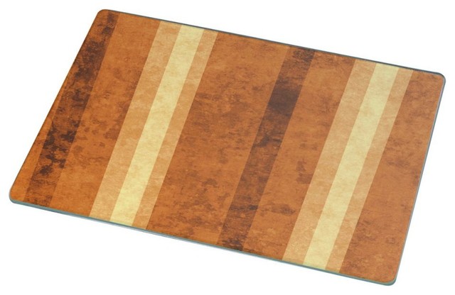 Grunge Amber Stripes Cutting Board