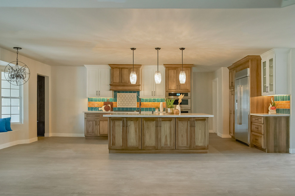 Kitchen - transitional kitchen idea in Phoenix
