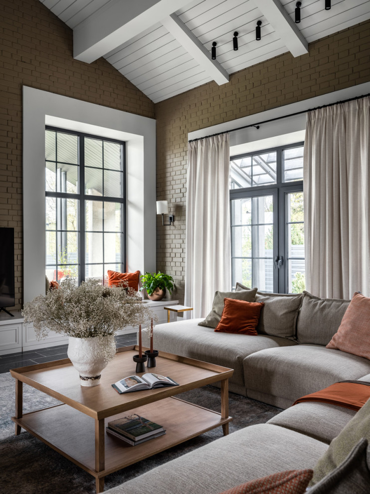 Интерьеры загородного дома в Дарьино