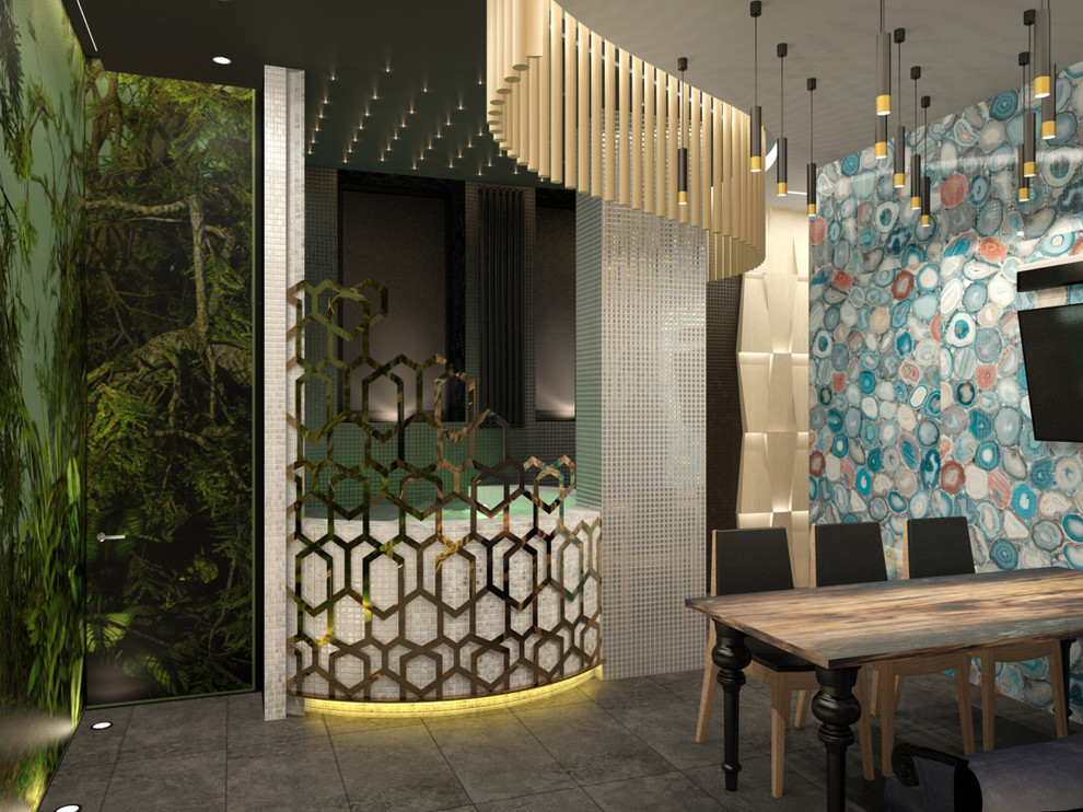 Зона отдыха с джакузи