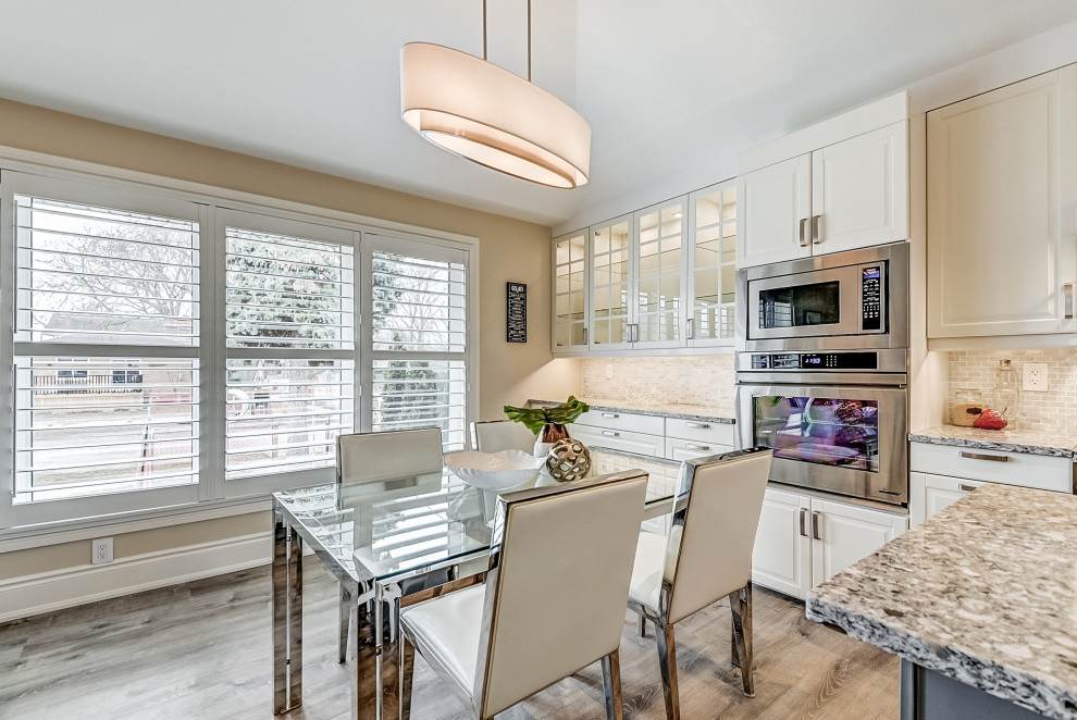 Dining room - transitional dining room idea