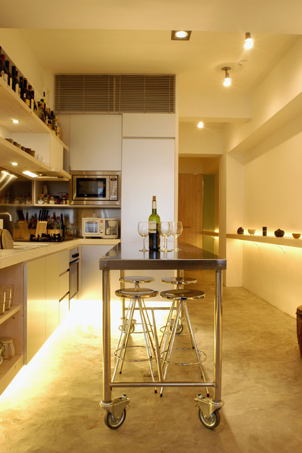 Yu Fung Building - An Open Concept with Zero Walls modern-kueche