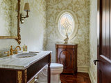 Traditional Powder Room by Michael Alan Kaskel