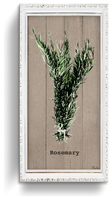 Rosemary Wrapped Canvas Botanical Kitchen Wall Art, 24"x12"