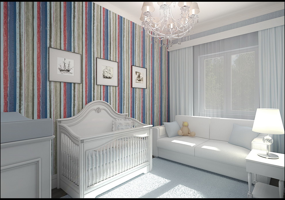 Townhouse. Moscow. New classic with rustic features