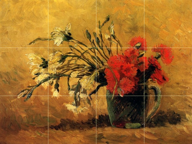 Matte The Harvest by Van Gogh Tile Mural Kitchen Bathroom Wall Backsplash Behind Stove Range Sink Splashback 4x3 6 Ceramic