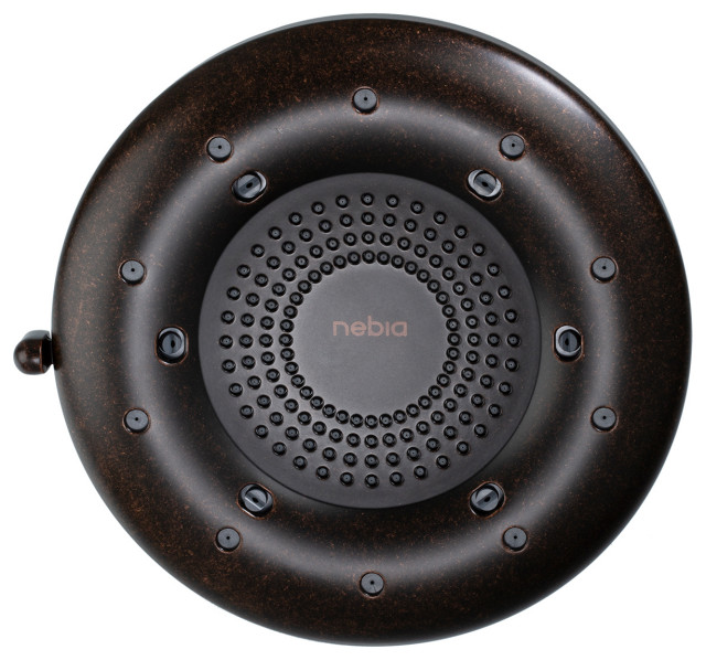 Brondell Nebia Corre Four-Function Fixed Shower Head, Oil Rubbed Bronze
