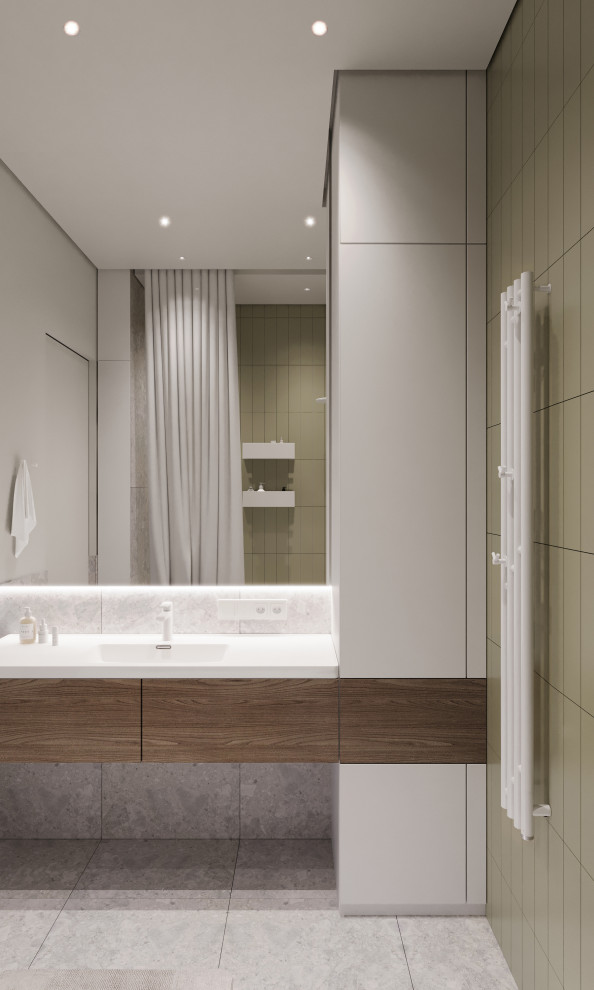 Дизайн интерьера квартиры в ЖК "Притяжение" на Выборгской набережной