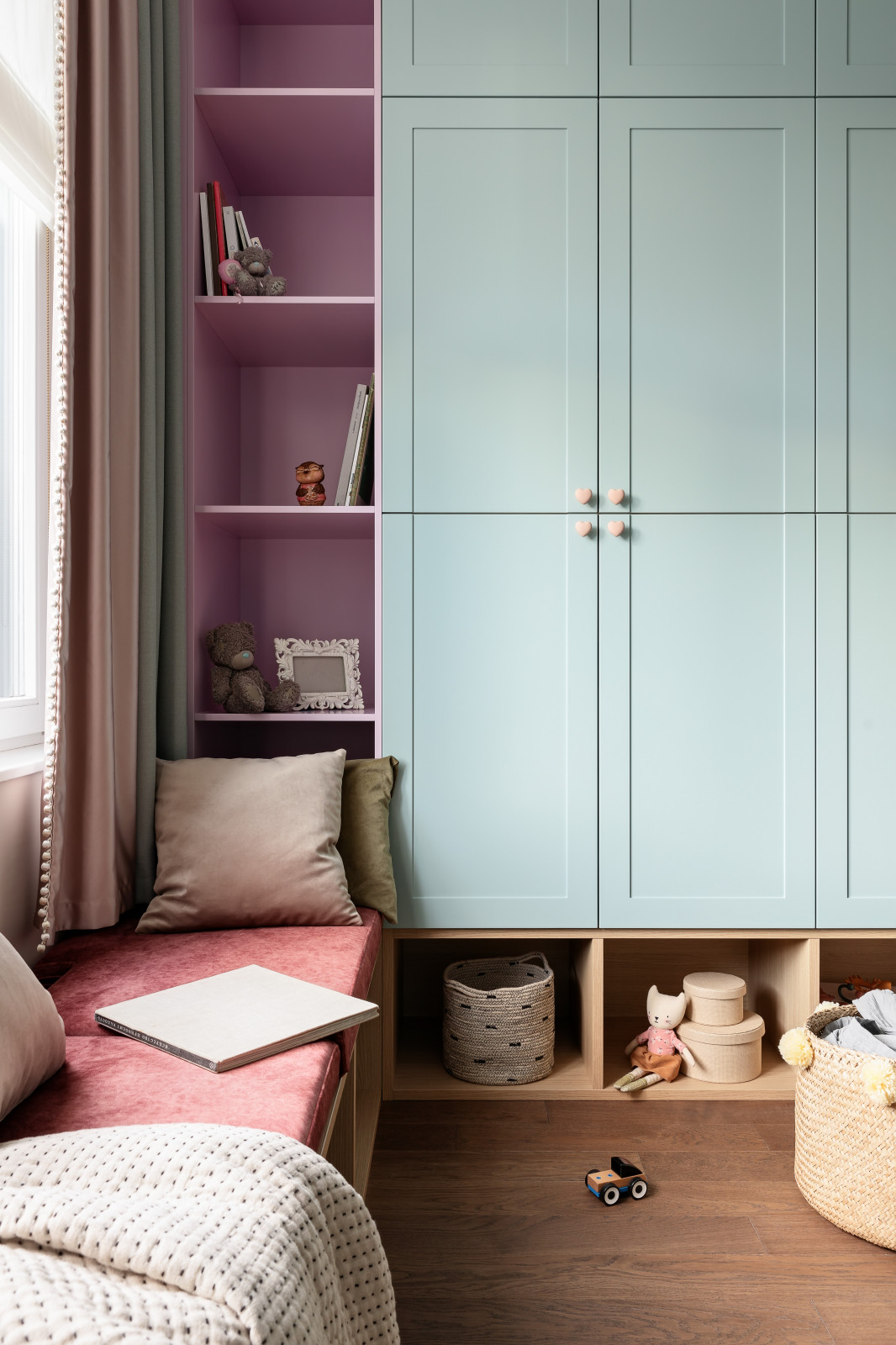 Colorful apartment with children's room