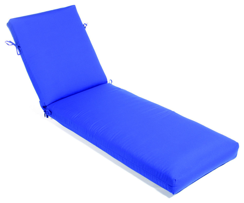 Chaise Lounge Sunbrella Fabric Cushion Without Piping Canvas Granite Contemporary Outdoor Cushions And Pillows By Teak Deals