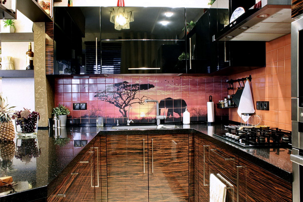 Квартира с африканскими мотивами в г. Обнинске.