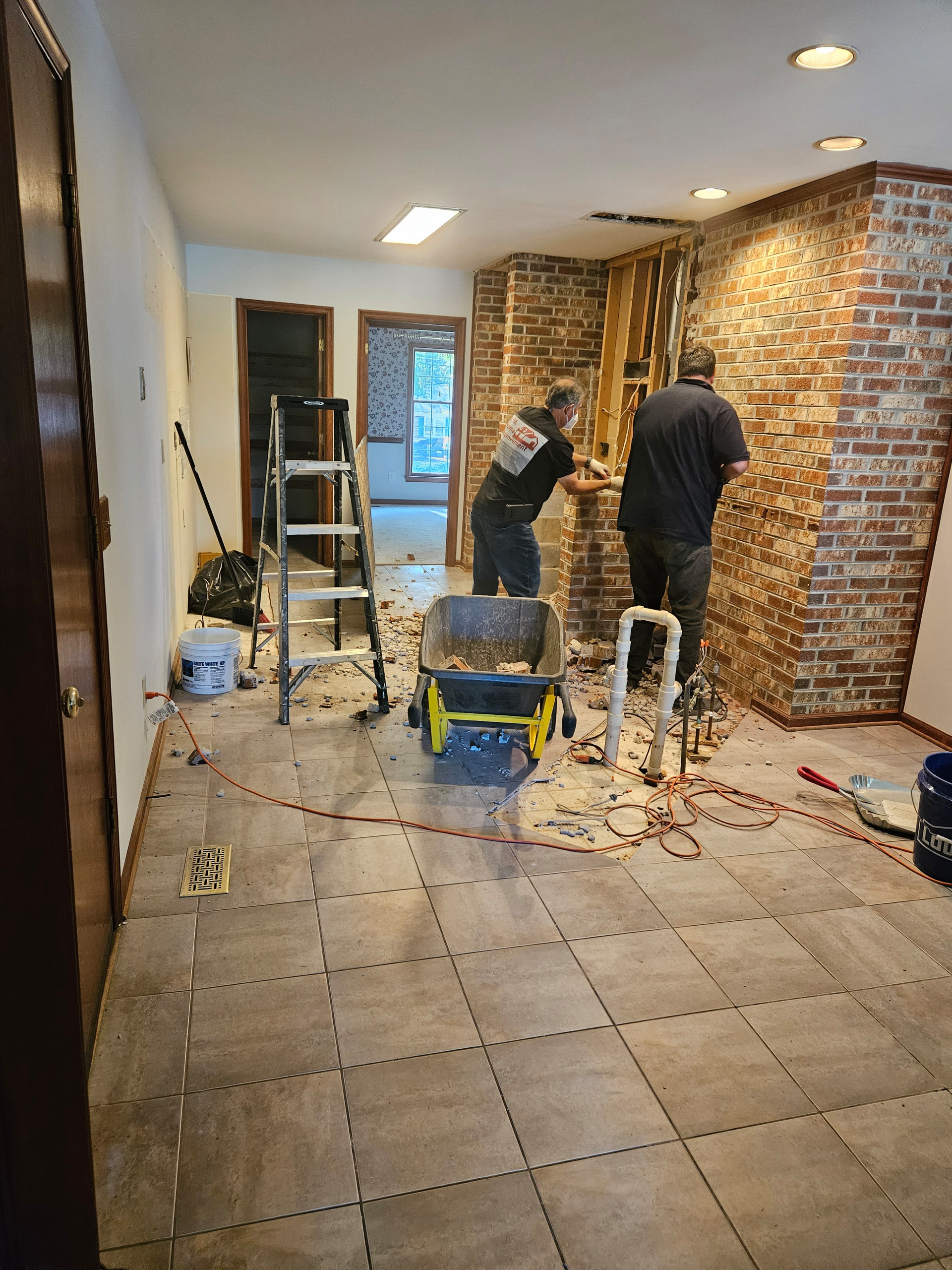 White Modern Kitchen Update