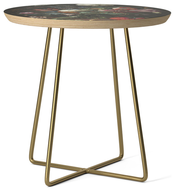 Society6 Side Table Jan Davidsz De Heem Vase Of Flowers