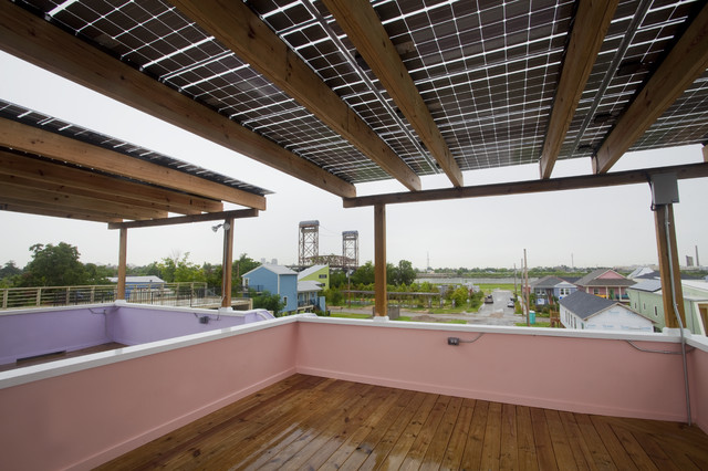 Frank Gehry Make It Right Foundation moderne-terrasse-et-patio