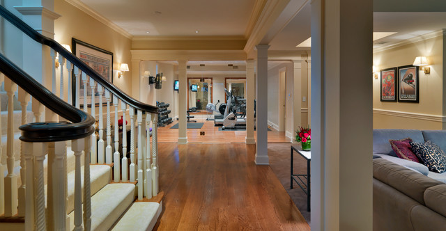 Basements traditional-basement