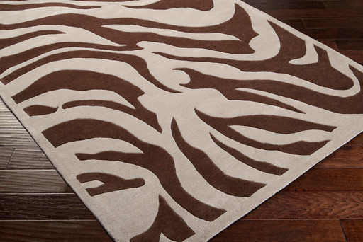 Plainsboro Animal Zebra Area Rug Contemporary Area Rugs By Hauteloom