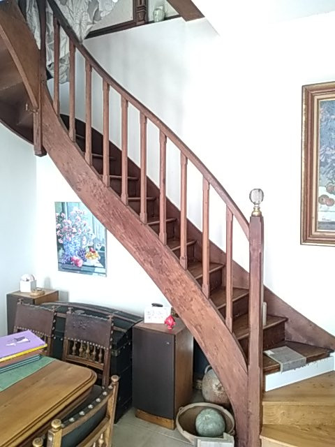 Modernisation atypique d'un escalier en bois