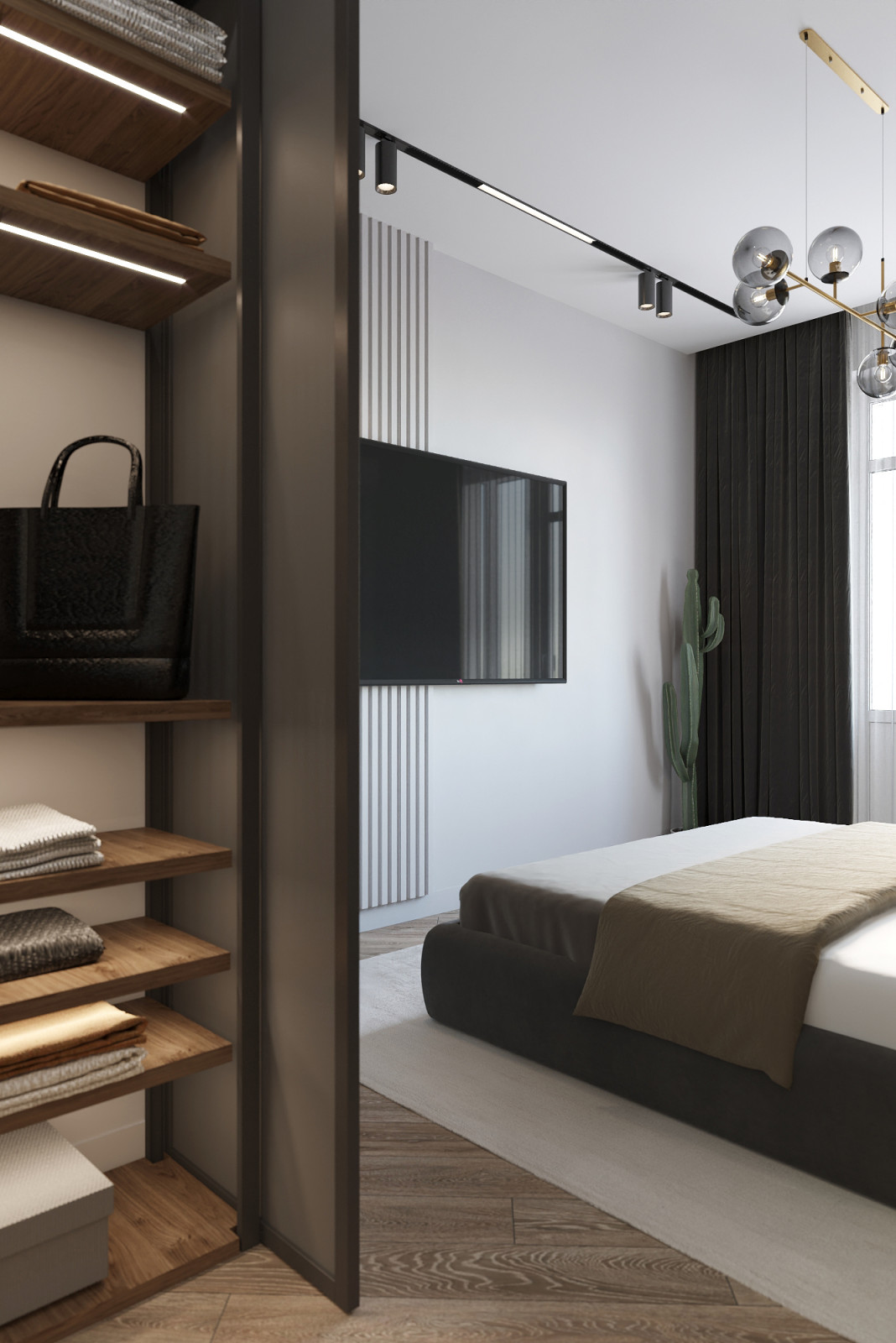 Дизайн-проект 3-х комнатной квартиры по улице Кирова для молодой семьи.