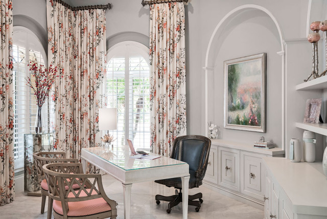 Magical Makeover - Grey Oaks mediterran-arbeitszimmer