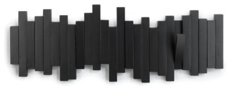 Umbra Sticks Wall-mount Rack With Five Hooks, Black