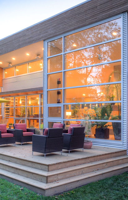 Delafield Modern moderne-hus-og-facade