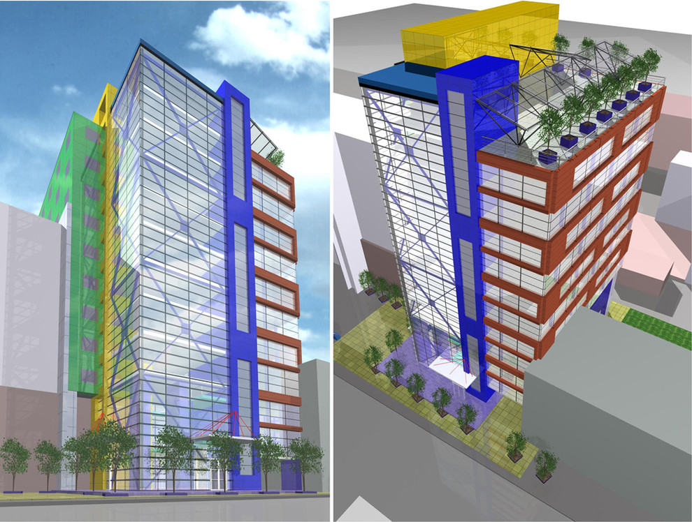 Эскизные проекты офисных зданий в г.Екатеринбурге
