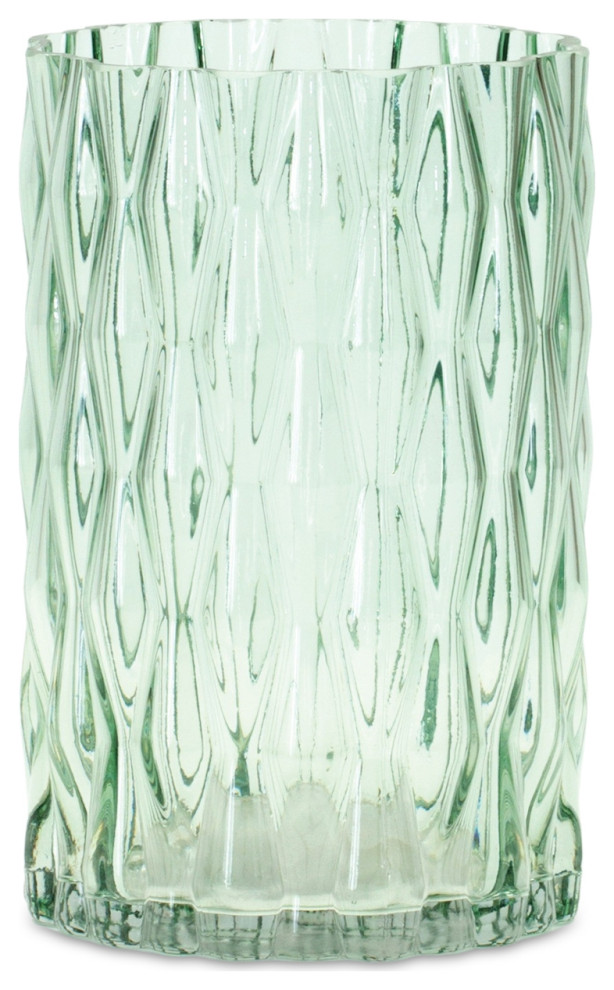 Decorative Glass Vase Contemporary Vases by Melrose International