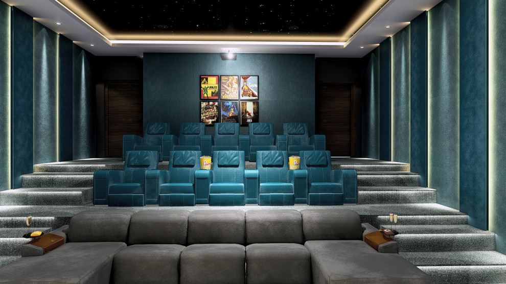 Interior Design - Contemporary - Home Theater - Other - by The Design ...