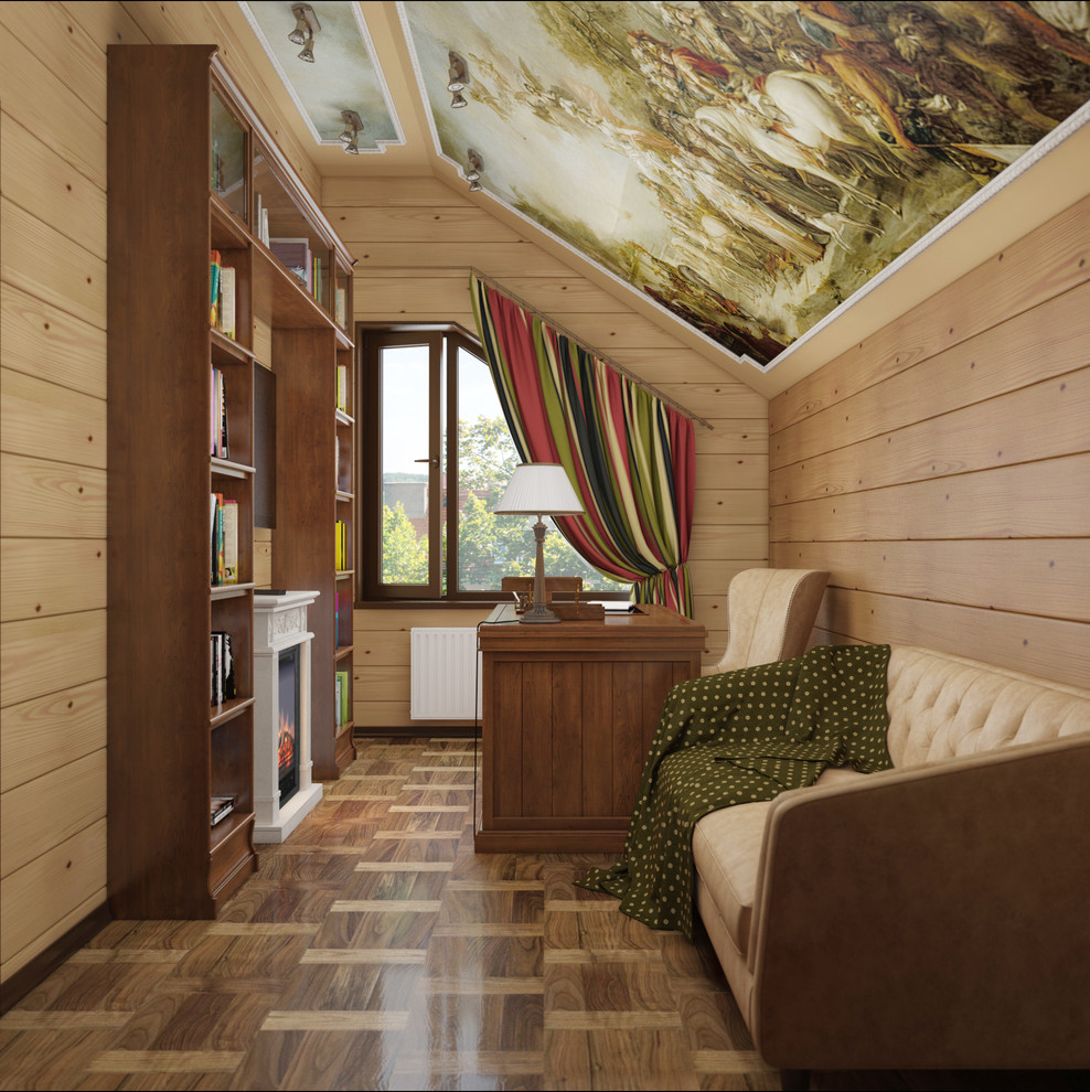 деревянный дом из бруса в поселке Зеленая роща