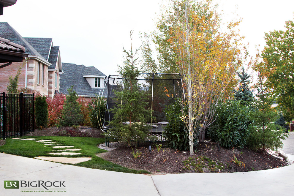 Trampoline Ideas Rustic Landscape Salt Lake City by Big Rock