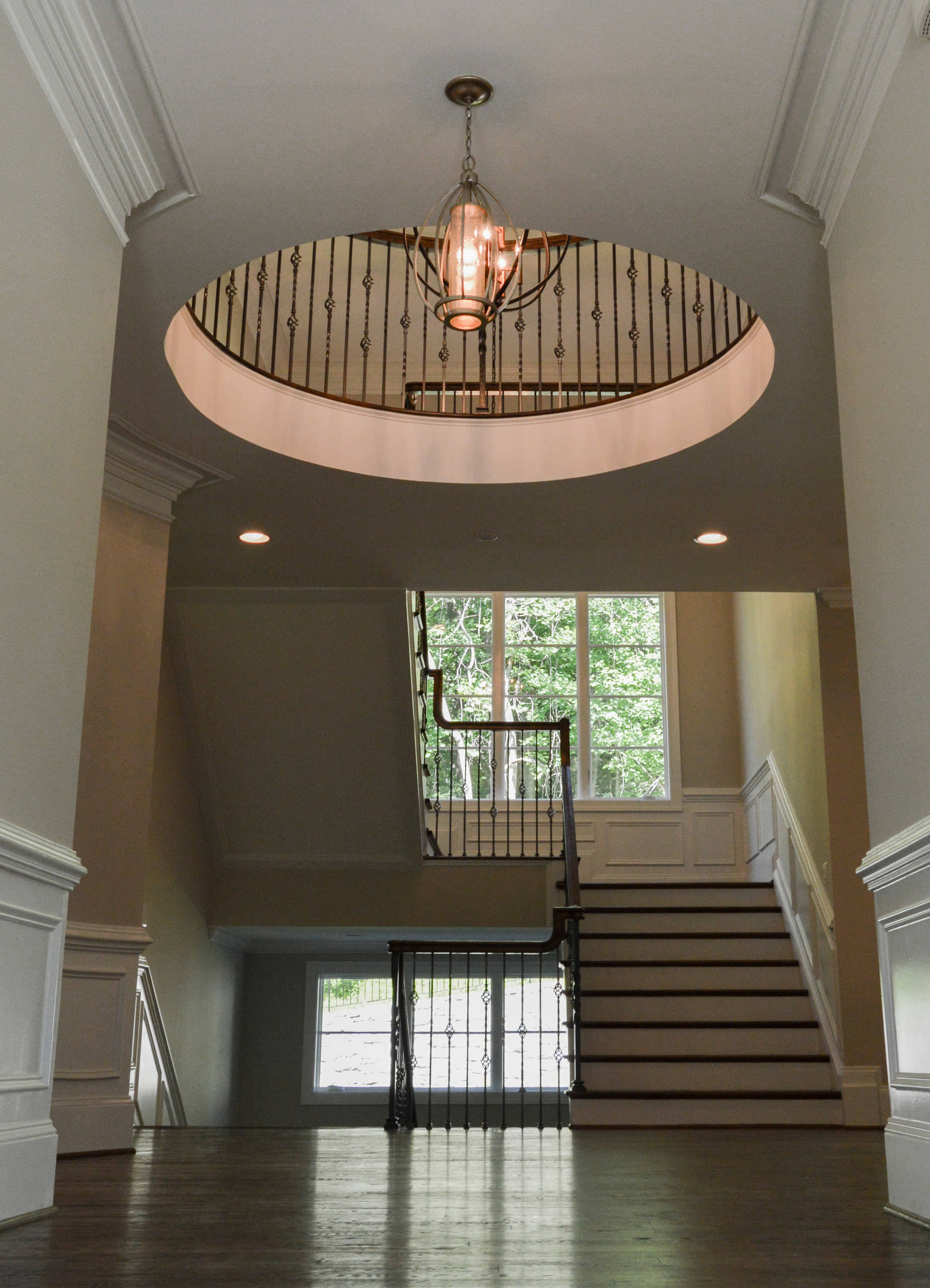 38_European Style Circular Balcony and Multi-level Staircase, Middleburg, VA 201