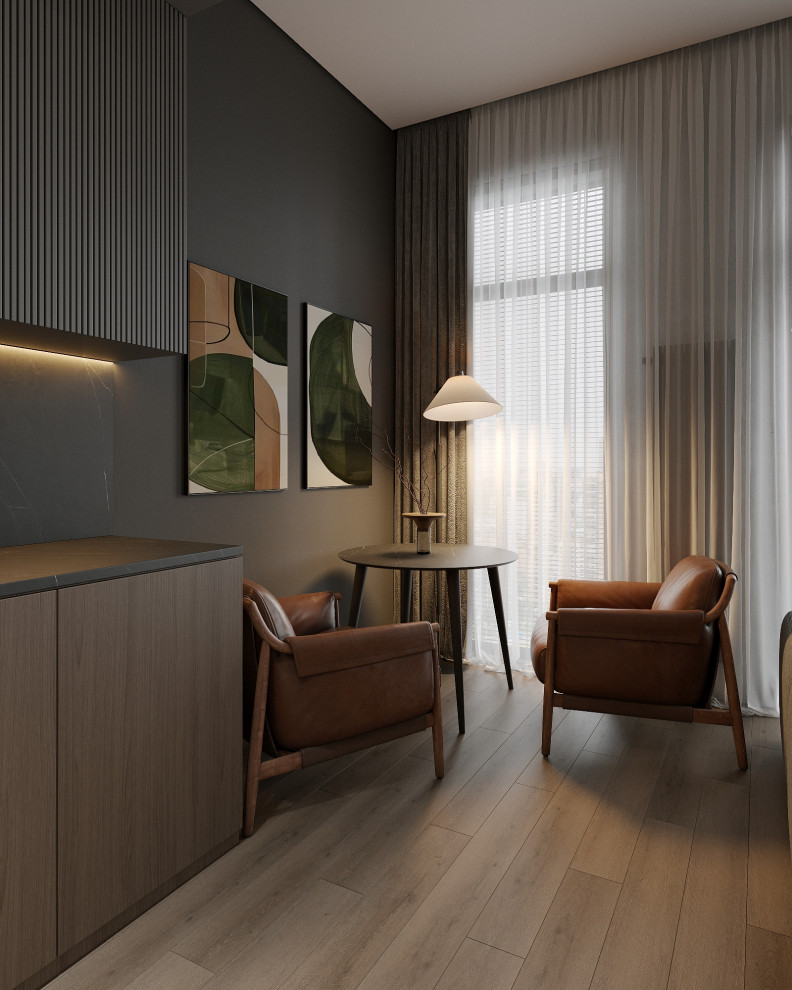 Дизайн проект апартаментов 28 Кв под посуточную аренду