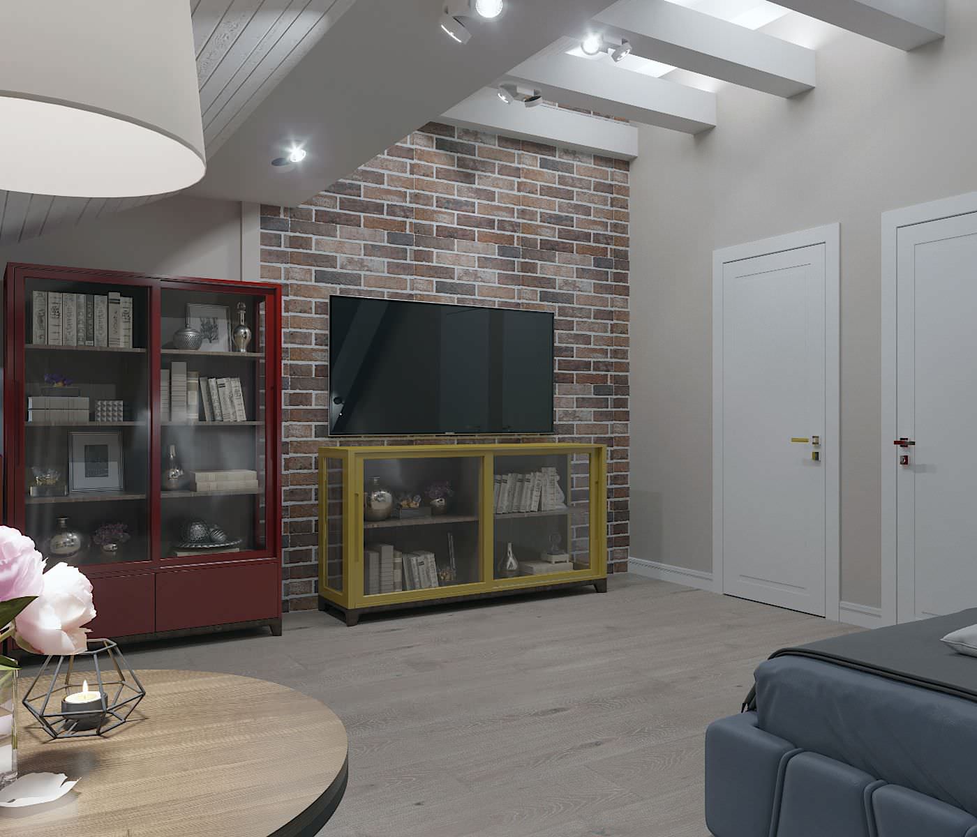 Спальня на мансарде