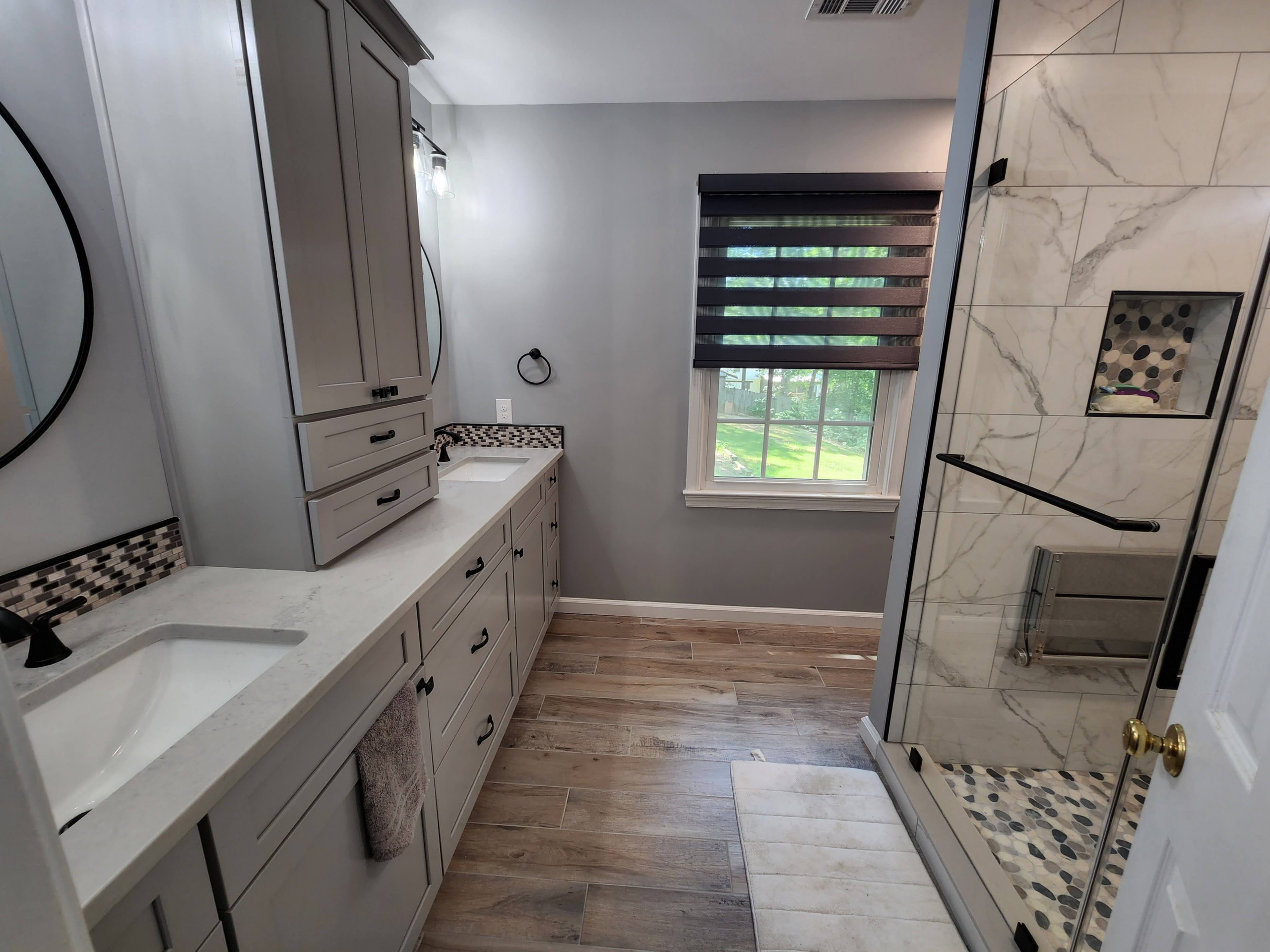 Bathroom Remodel; Walk-in Shower Conversion