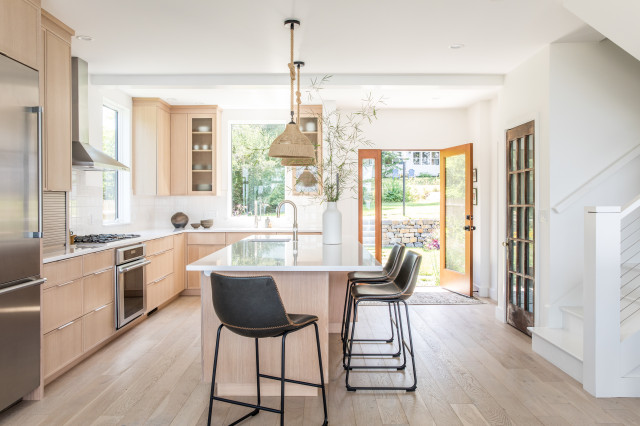 Beach Style Kitchen costero-cocina