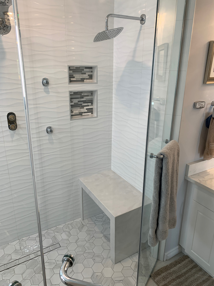 Renovation in Hollick Kenyon - Modern - Bathroom - Edmonton - by Tile ...