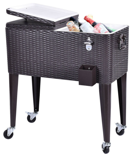 Outdoor Ice Cooler Modern Coolers And Ice Chests by