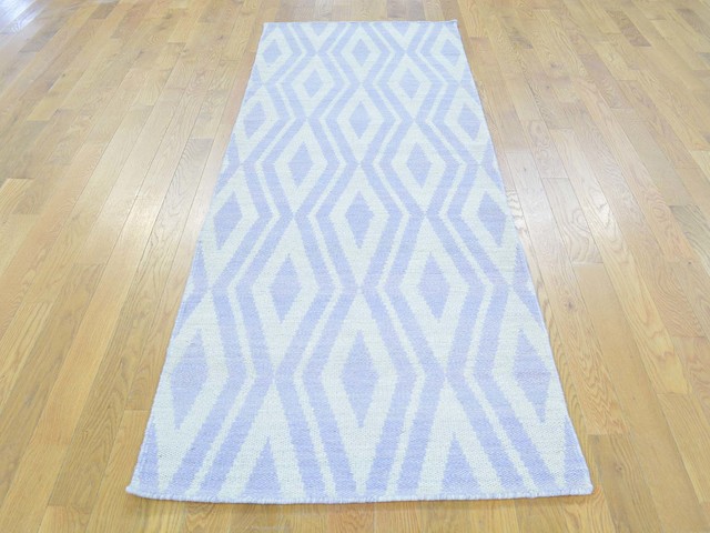 2'8"x8' Runner Hand Woven Flat Weave Reversible Kilim Oriental Rug