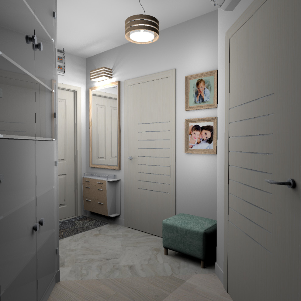 Перепланировка однокомнатной квартиры в Коммунарке для мамы с сыном