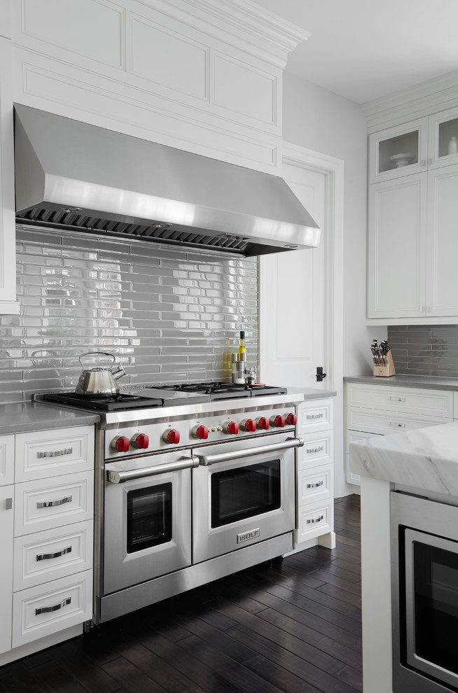 Inspiration for a transitional kitchen remodel in Chicago