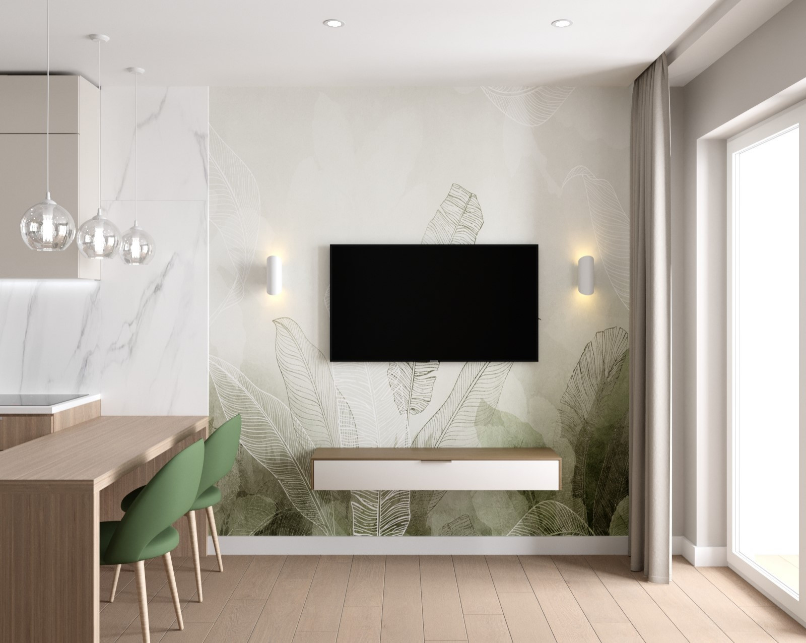 Студия для летнего отдыха в Анапе