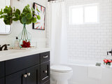 Transitional Bathroom by Kate Lester Interiors