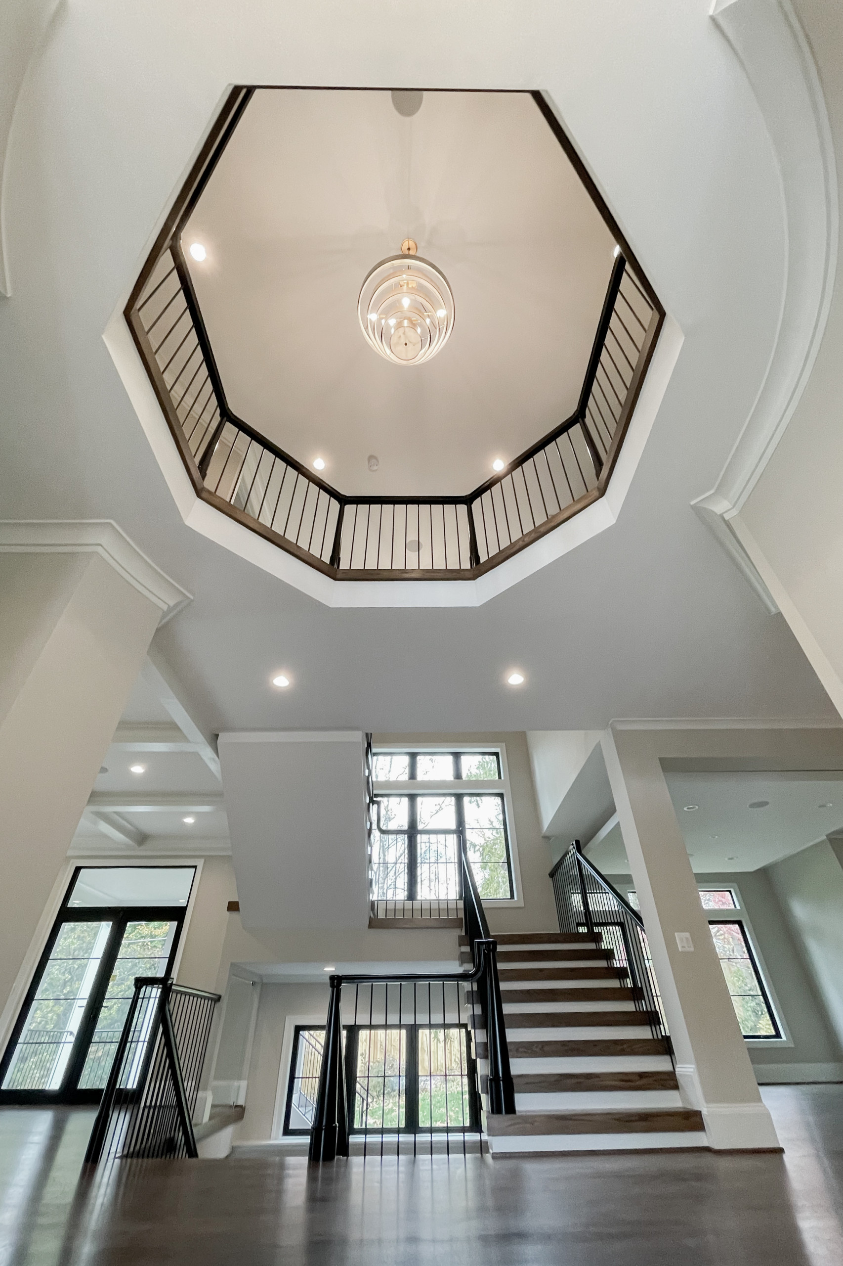 89_Eclectic and Edguy Staircase in French Contemporary Residence, McLean VA 2210
