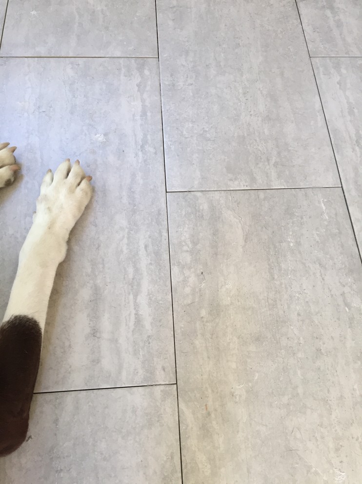 Kitchen/sunroom wall paint color to go with light gray tile floors