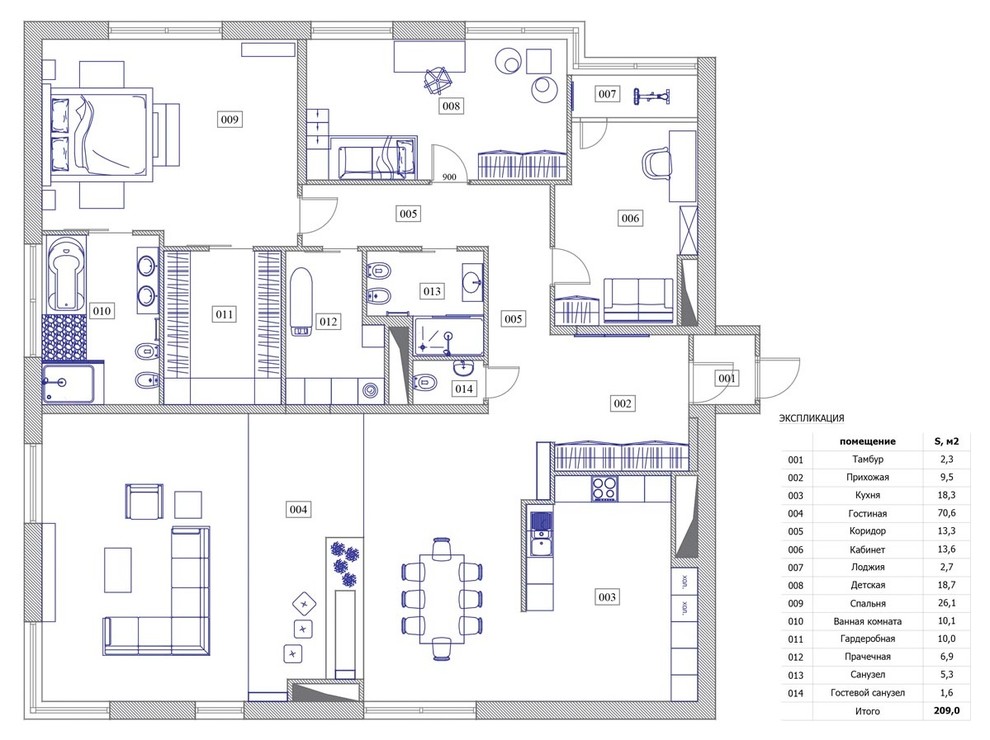 Дизайн апартаментов в апарт-комплексе «Волга»